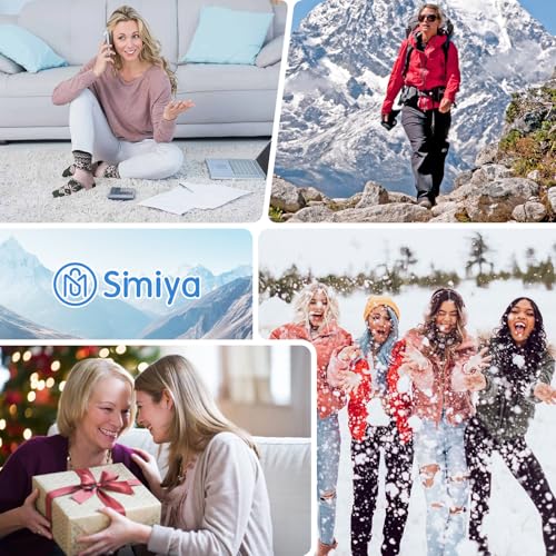 Simiya 5 Pairs Merino Wool Socks For Women Winter Thick Warm Hiking Socks Women Thermal Crew Cushion Socks thumb #5