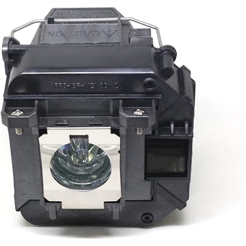 ELP60 V13H010L60 Projector Bulb Replacement for EPSN EB-900 EB-905 EB-95 EB-425W EB-C2060XN EB-C2040XN EMP-425W H383 H383A H383D, PowerLite 92 93 95 96W 905 Lamp Cover