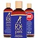 RX4 Dog Cat Shampoo Conditioner - Naturally Organic Oatmeal Aloe Puppy Treatment, Supplies Relief for Smelly Pets, Dry Itchy Skin, No More Scratching,16oz