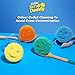 Scrub Daddy Colors Kitchen Sponges, Dish Sponges for Washing Up, Texture Changing Washing Up Sponge, Non Scratch Dish Scrubber, Odour Resistant Bathroom Cleaning Products, Dishwasher Safe, Pack of 2