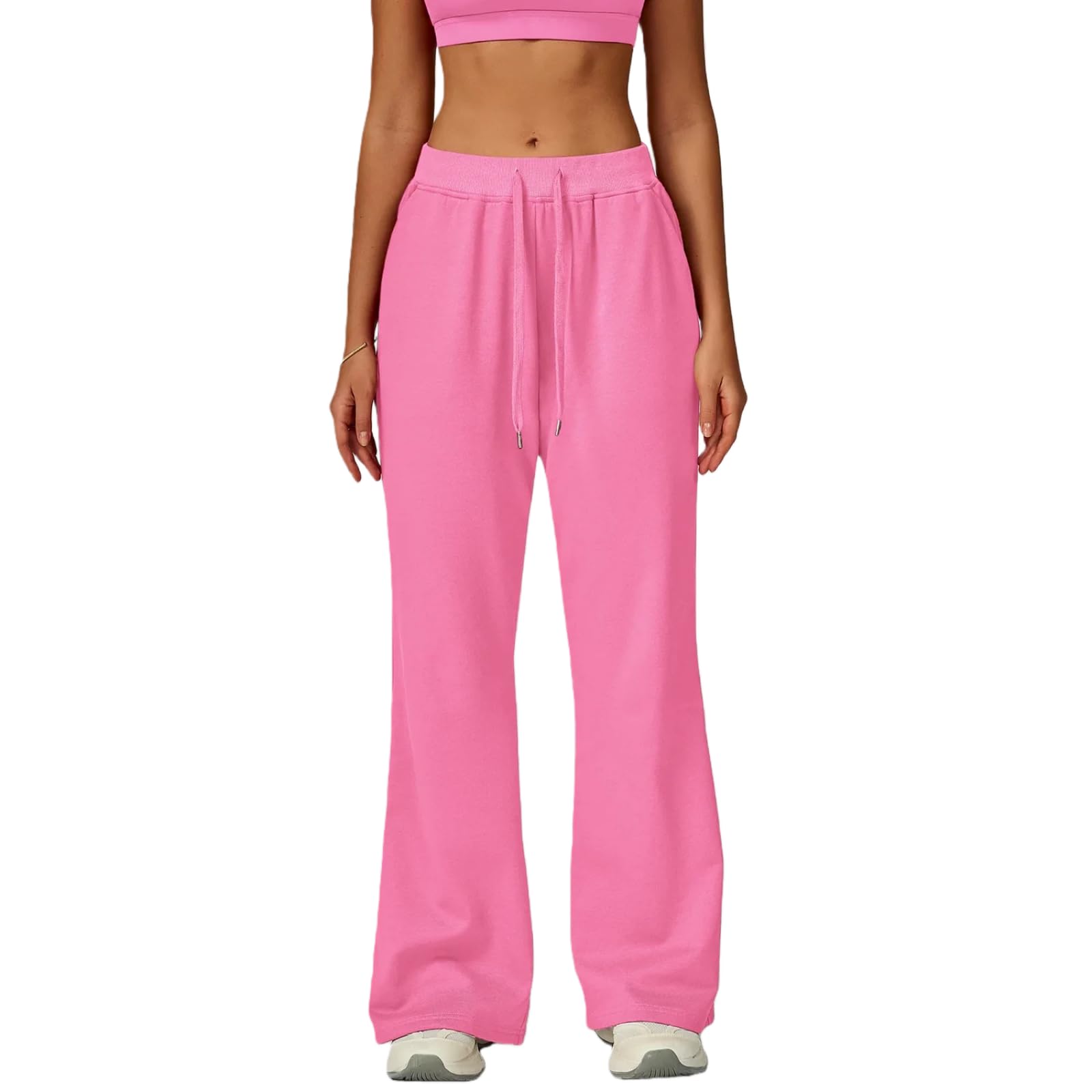Spodnie z szerokimi nogawkami damskie legginsy do jogi fitness trening legginsy wysoka talia sportowe bieganie spodnie do jogi
