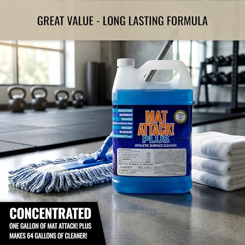 Image of Dollamur Mat Attack! Wrestling Mat Cleaner, Rubber Floor Cleaner-Gallon