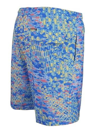 Weekender Men's Print Swim Trunk - Fish Geo2