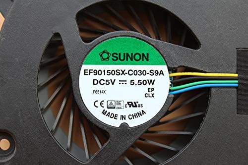 Z-one Fan Replacement for Lenovo All in One 510-22ASR 510-23ASR 520-22IKU 520-22IKL 00XD821 CPU Cooling Fan EF90150SX-C030-S9A 4-Wire 4-pins
