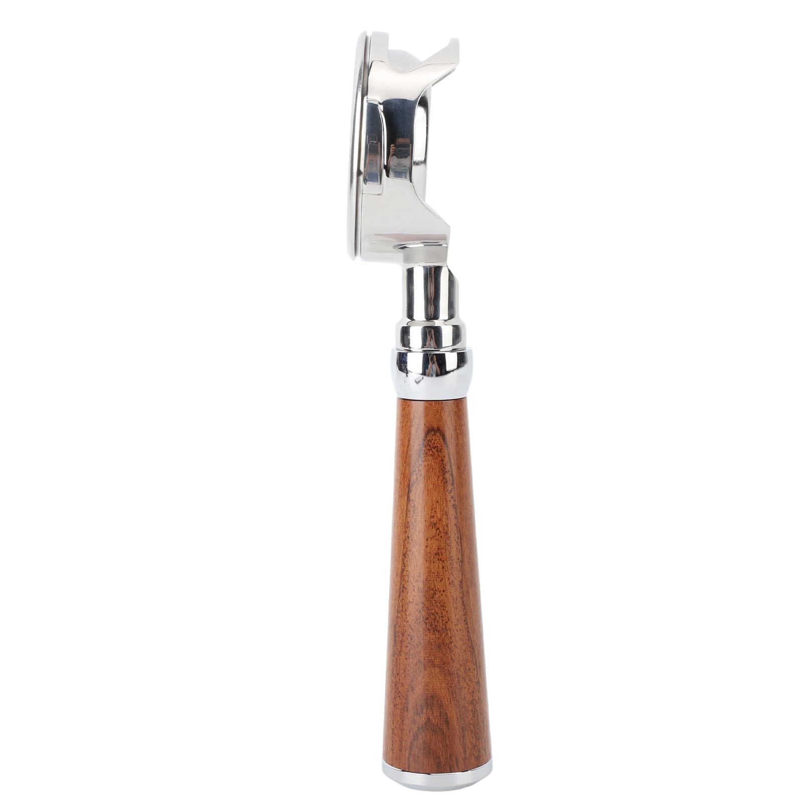 Portafiltro sin Fondo de 58 Mm, Portafiltro Desnudo sin Fondo de Primera Calidad de 58 Mm, Portafiltro sin Fondo con Mango de Madera Se Adapta a Expobar E61 para Flair 58(Tracwood)