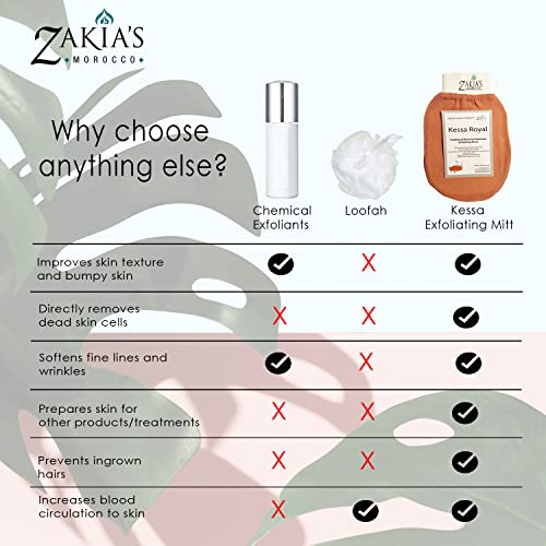 Zakia'S Morocco KESSA Exfoliating Glove - Salmon Beige thumb #5