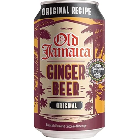 Old Jamaica Ginger Beer, Original Recipe - (Pack of 24) - Total 24 Cans Cover