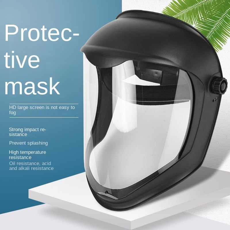 Masque transparent pour écran de protection de coupe d'herbe au jardin - 2