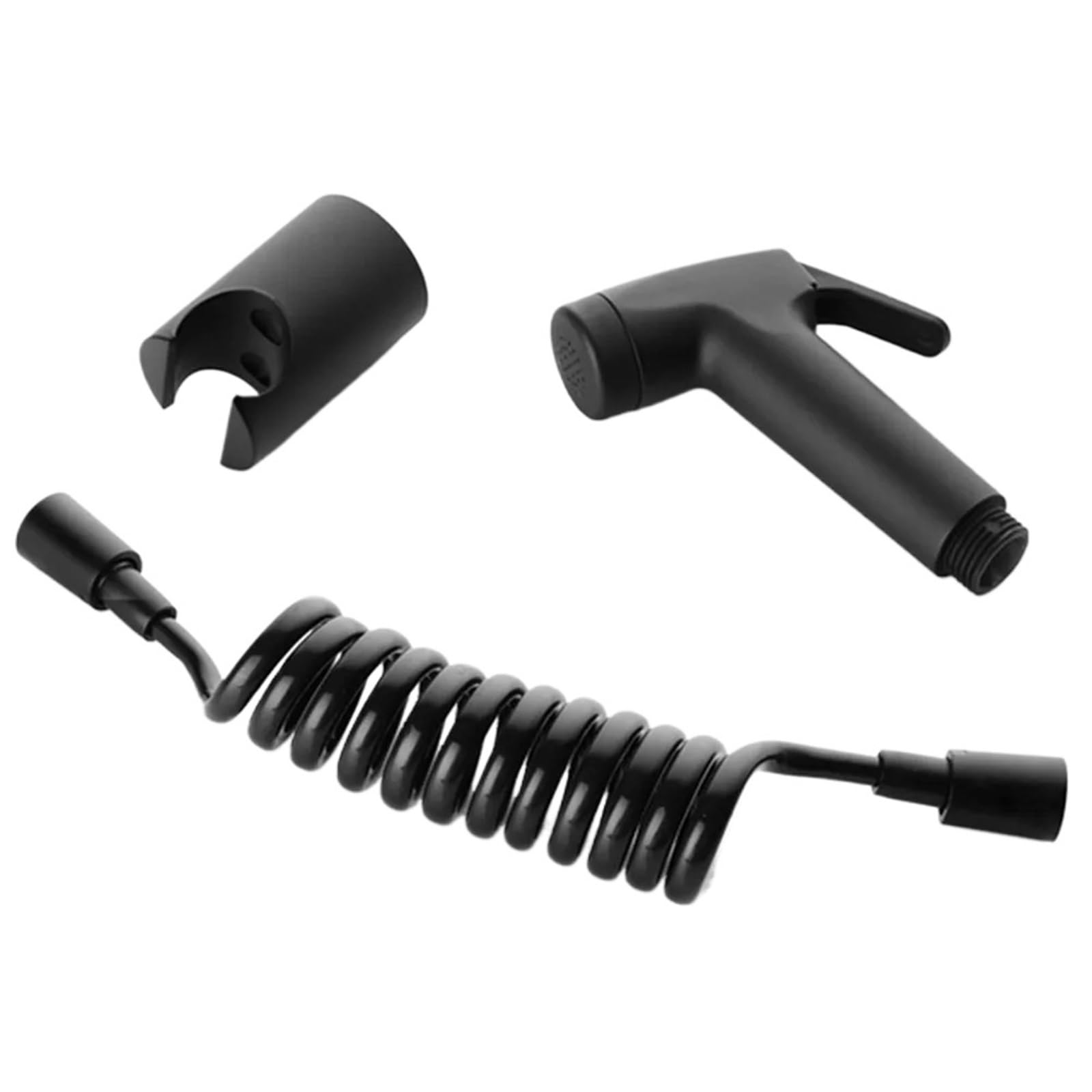 Bateria bidetowa do toalety, domu i ogrodu, akcesoria łazienkowe, słuchawka prysznicowa, słuchawka prysznicowa, zestaw sanitarny z uchwytem (With PVC Hose)