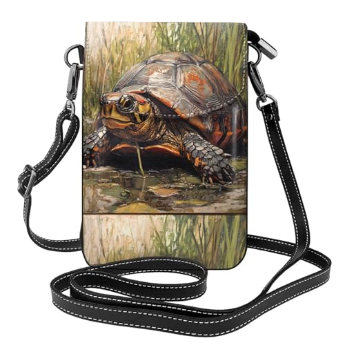 Sac téléphone portable cuir tortue YYHWHJDE 19x12 cm pour femme
