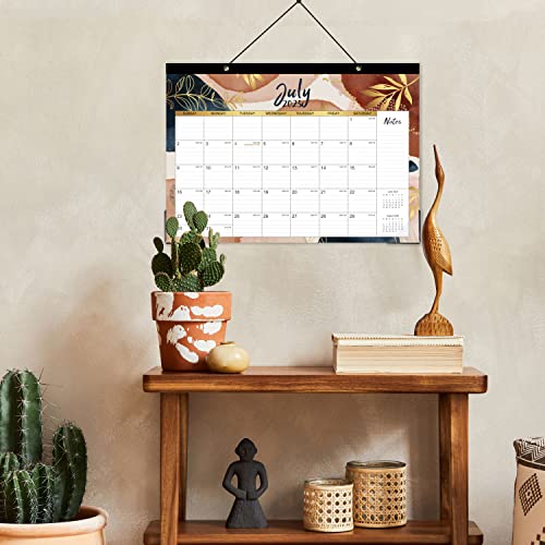 Desk Calendar 2023-2024 - 18 Monthly Desk Calendar 2023-2024, Jul 2023 - Dec 2024, 17" X 12", Desk Pad, Large Daily Blocks, Tear Off Design, 2 Corner Protectors, 2 Hanging Holes, Notes Section #TOP7