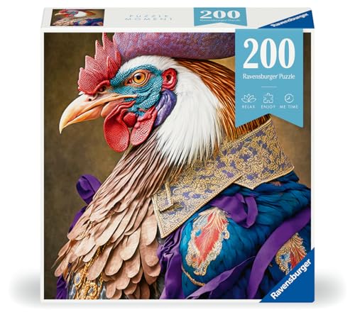 Rompecabezas Ravensburger Puzzle Moment: Gallo General, 200 piezas, para adultos, fabricado en Alemania miniatura 2