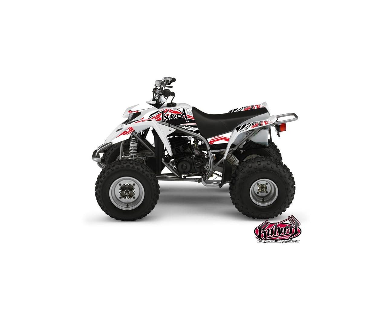 Kit de vinilos para Yamaha Blaster Rojo (2003-2007) adhesivos Quad Spirit para plásticos 3