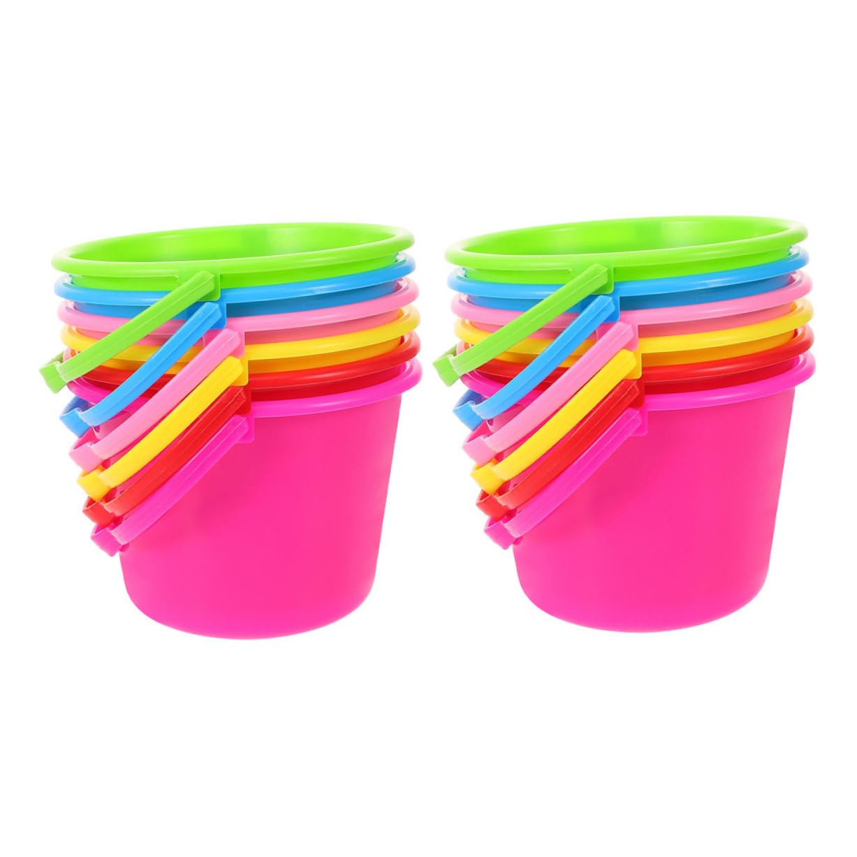 Secchiello Gioco Mare 12 Pezzi Ragazzo Ragazza da Spiaggia per Abs | Festa Estiva, Secchiello Resistente, Accessori da Spiaggia per Giardino e Sabbia, Set Versatile per Ragazzo Ragazza