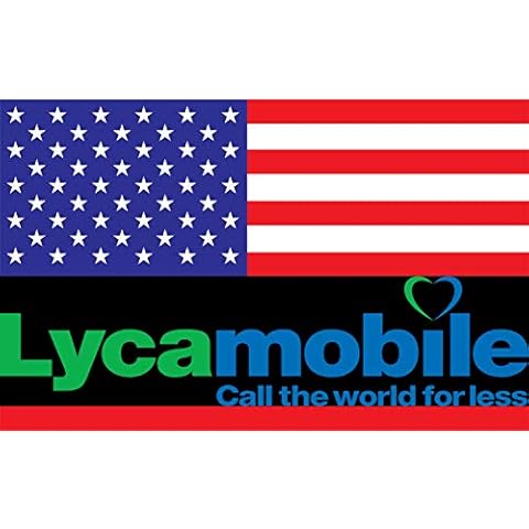 LycaMobile Prepaid SIM USA - 5 GB 4G LTE - Unbegrenzte internationale Anrufe und SMS - 30 Tage Cover