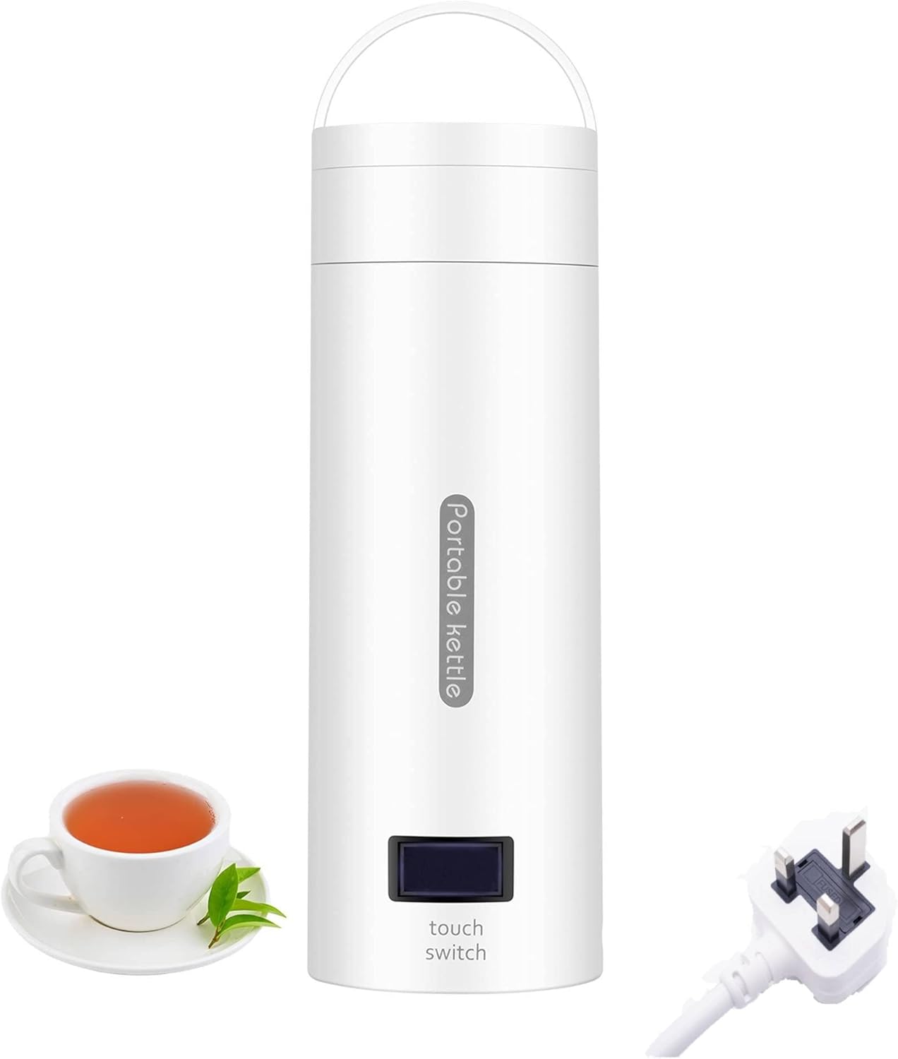 Longem Portable Electric Kettle 500ML Tea Kettle Mini Travel Boil Water