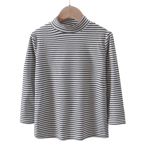 Kids Thermal Shirt Little Boys Girls Long Sleeve Tee Shirts Soft Turtleneck Layering Pullover Boys Fall Winter Outfits2