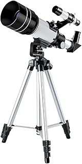 Opera Glasses Telescope Compact and Portable 70mm Aperture 300mm Astronomical Refracting Telescope with Smartphone Adapter Tripod Handheld Telescope