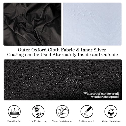 Image of Car Cover Compatible with Bentley Continental GT Coupe 2003-2023 & Continental GTC Convertible 2003-2023, Car Cover Waterproof All Weather Outdoor Full Car Covers