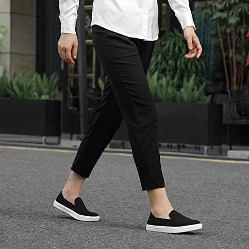 Image of STQ Slip on Shoes for Women Breathable Fashion Sneakers Comfortable Knit Casual Shoes