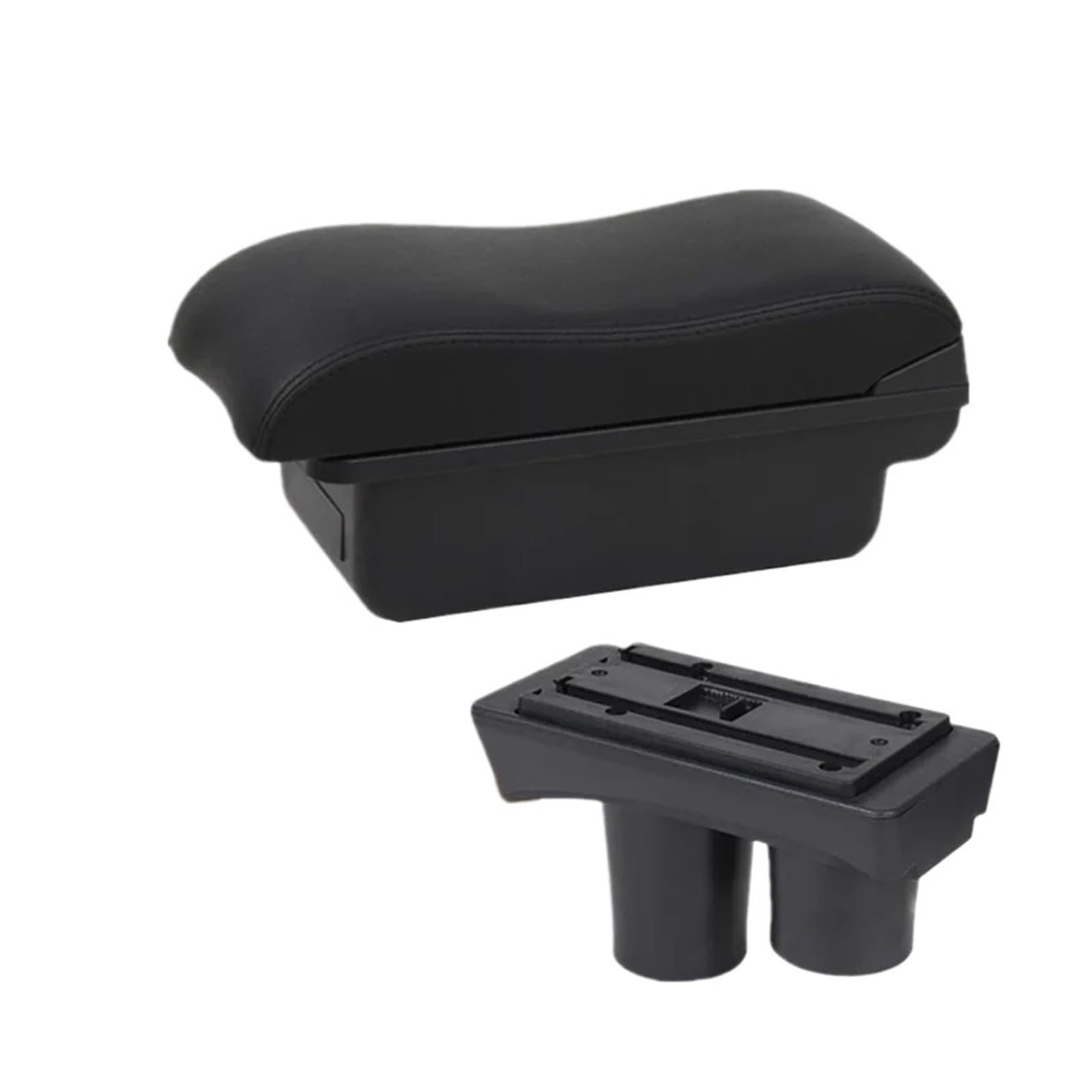 UMDJJU For Citroen C2 For C3 Car Armrest Box Storage Interior Parts Retrofit Accessories Car Centre Console Armrest Box(A2 Black line NO USB)
