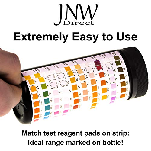 JNW Direct Drinking Water Test Strips 10 in 1, Best Kit for Fast, Easy