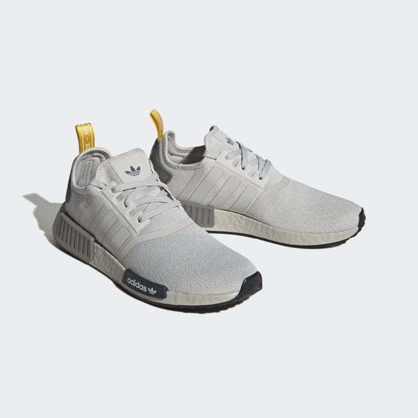 Image of adidas NMD R1 Shoes Men's, Grey, Size 13.5