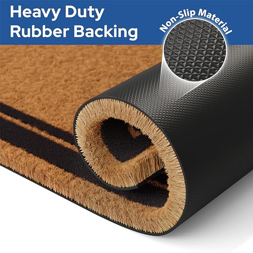 Barnyard Designs DMC-DBOR Natural Coco Coir Heavy Duty Backing Doormat thumb #5