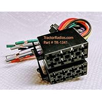 Semi Truck Stereo Female ISO Wiring Harness Radio CD Player in Dash Freightliner Plug Play International Peterbilt Volvo Freightliner Sterling Mack Kenworth