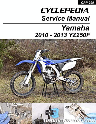 CPP-299 Yamaha YZ250F Cyclepedia Printed Motorcycle Service Manual 2010 - 2013