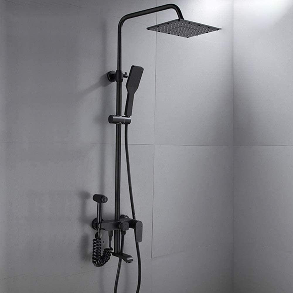 Ensemble de douche en aluminium pour une salle de bain familiale et moderne