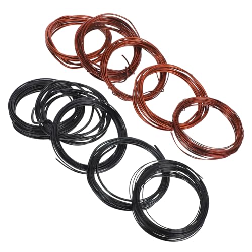 VILLCASE Black Wire Aluminum Bonsai Training Wire Set Bendable for Sculpture Jewelry