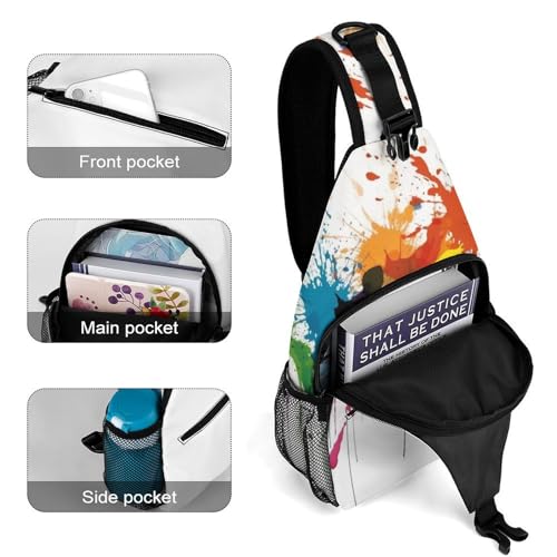 Mochila tipo sling para senderismo y uso casual miniatura 4