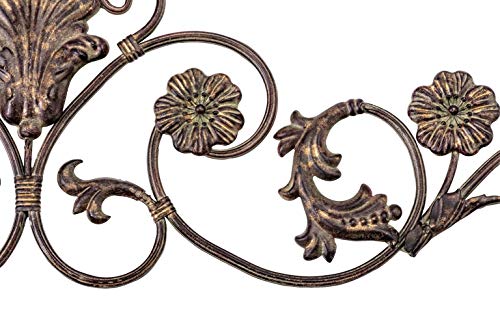 Imax Allegro Wall Decor Hanging in Gold Metallic Finish – Low Maintenance, Corrosion Resistant, Wall Art for Homes, Offices. Metal Sculptures