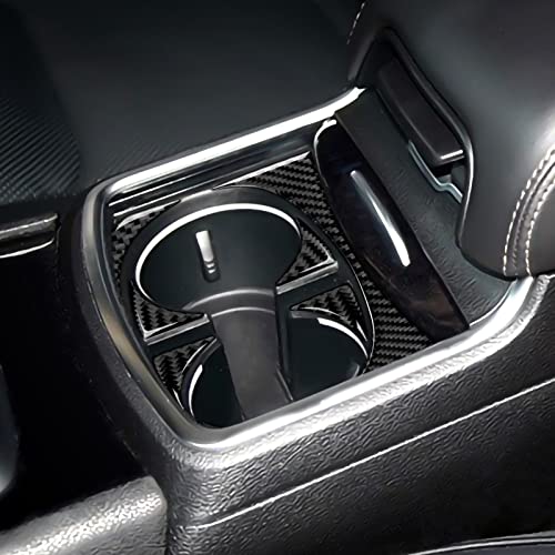 Image of Car Front Center Water Cup Decor Decals for 2011-2023 Chrysler 300 / 300C / 300S / Limited /Touring /Base Accessories Interior Stickers