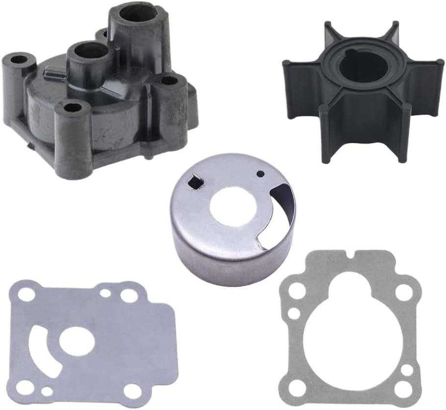 Water Pump Assy Compatible with 8HP 9.8HP 2 Stroke 4 Stroke Outboard Engine Parts Fits Models 3B2-65011-1 3B2-65021 3B2-65025-0 3B2-65011 3B2-65021-1