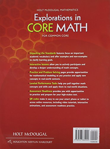 Exploration in Core Math: Algebra 1 (Holt McDouggal Mathematics) - Image 2