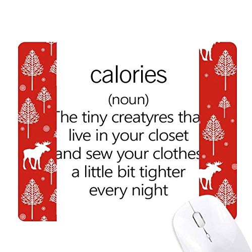 Souris de Noël et forêt : le parfait cadeau beauté français avec citation pour perdre du poids