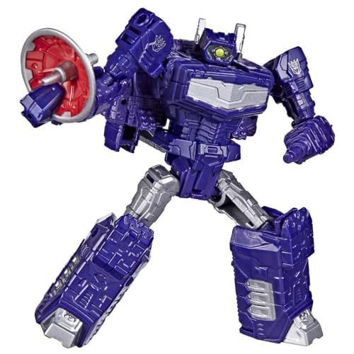 Transformers Toys Generations Legacy Core Shockwave Figura de acción - 8 y más, 3.5 Pulgadas, Multicolor (F3009)