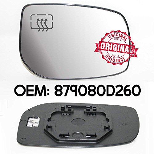 CarJoy 650750 - Espejo retrovisor derecho calefactable para Yaris a partir de 2006 OEM: 879080D260