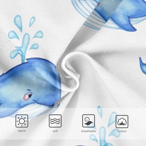 Cotton Toddler Underwear Custom Cute Whale Sea Fish Little Girl Panties Fancy Kids Undies Briefs 2t3
