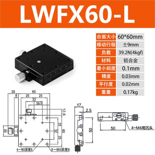 Plate-forme de déplacement à rainure combinée multi-axes LWF pour laboratoire