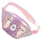 TIKODIDA Sac Banane Garçon Fille Chat Cartoon avec Paillettes Pochette Ceinture PU pour Filles et Garçons Sac à Main Léger et Pratique pour Sorties Extérieures