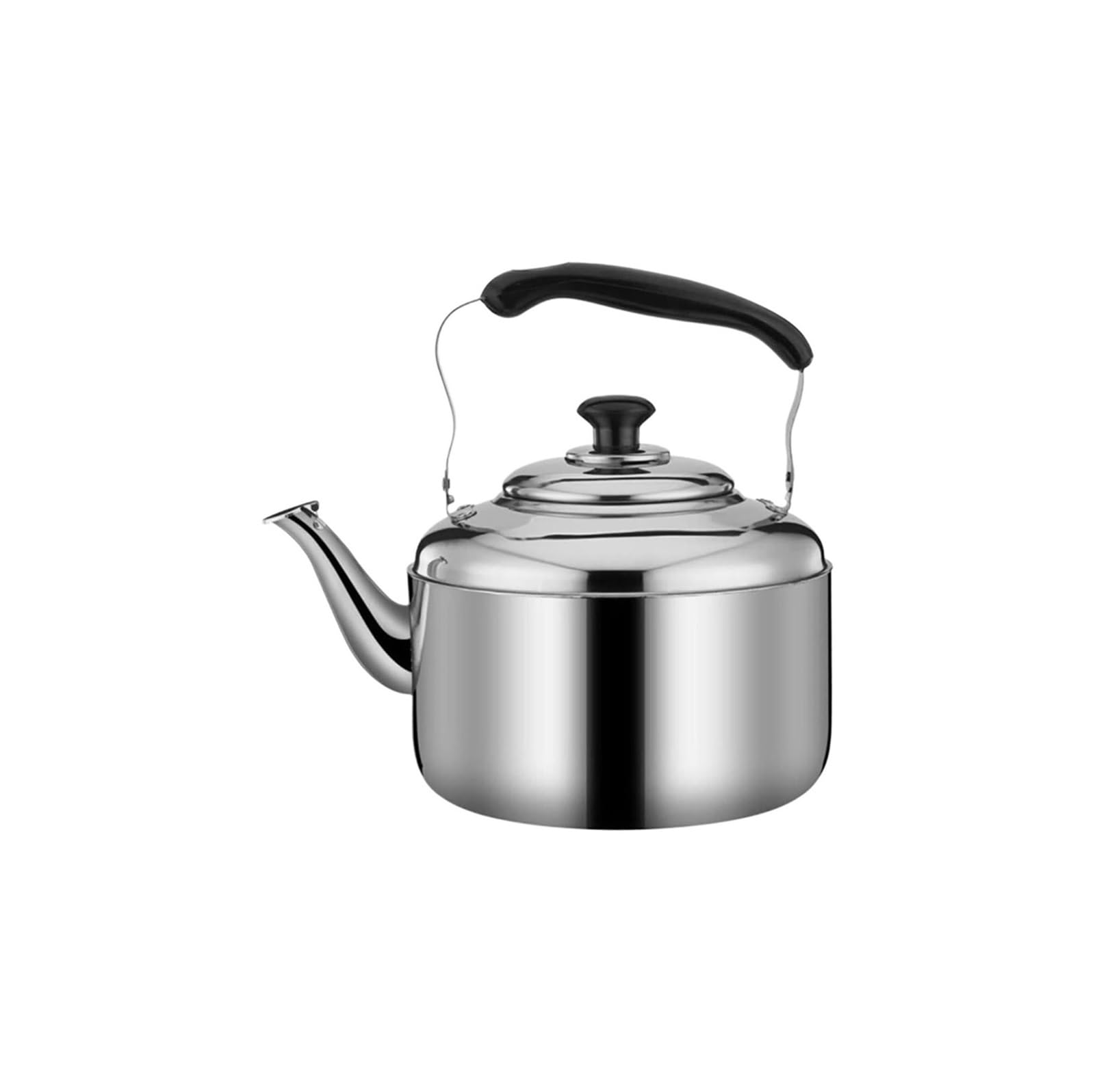 FGJsfhrDTU Food Grade Stainless Steel Tea Kettle for Gas Stove, Whistling Camping Teapot for Electric(3l)