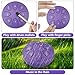 Oun Nana Rain Drum for Outside Garden, 4.5 Inches 8 Notes Steel Tongue Drum Sound Healing Instruments for Adults, Rain Chimes Musical Education Entertainment Meditation Chakra Yoga Gifts, Purple