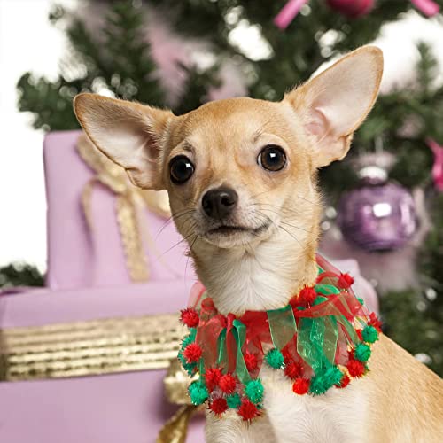 cyeollo 2 Pack Collar Disfraz Navideño para Perro Pequeño miniatura 3
