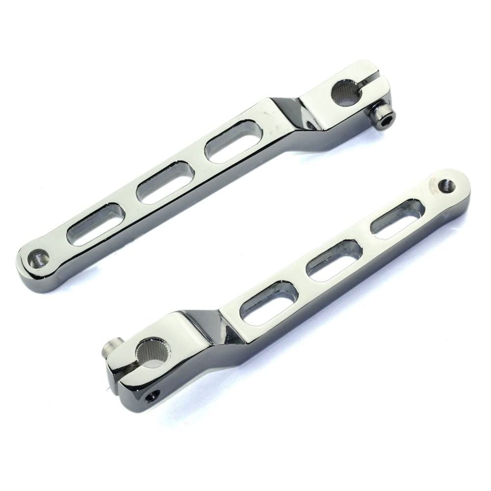 Xkcmgsi Chrome Folding Gear Shifter For For Flst For Flt For Flht For Electra Street Glides Road For Kings Trikes Tour For Glides Road 1986-2014 Motorcycle Heel Toe Shift Lever Shift Levers(Color:chrome)