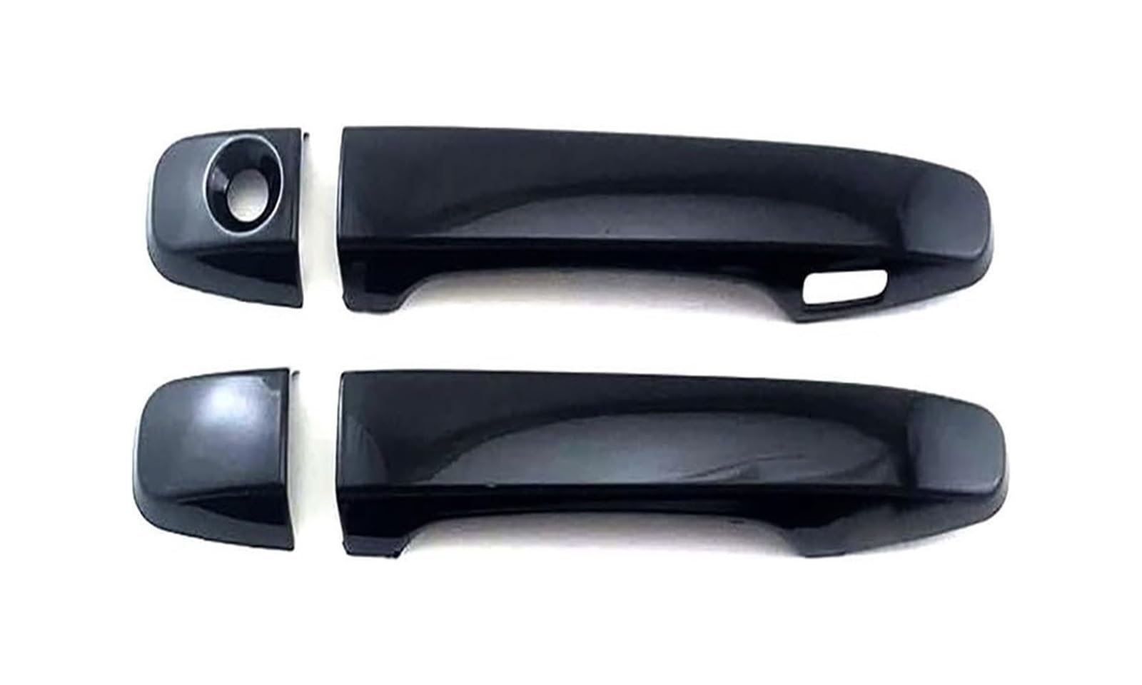 Ysbvblrmrv 2 Doors Bright Black Car Outside Door Handle Cap For Prius For 30 Series 2009-2015 Single Hole 1-Smart Door Handle Bowl Anti-Scratch Modification Car Guard Protector(2 Doors Bright Black)