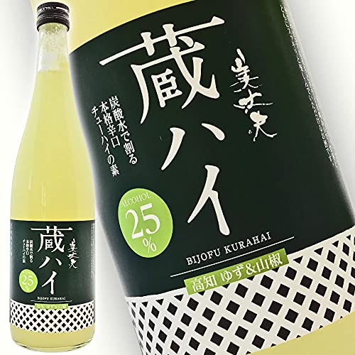 リキュール 浜川商店 美丈夫 本格辛口チューハイの素 蔵ハイ リキュール 高知 ゆず&山椒 720ml 2021年高知家のうまいもの大賞入賞