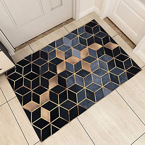 Runner Rug Carpet Runners for gangen Antislip Long geometrische patronen, TQDTX Machine-Made Print Tapijt, Polyester… - Afbeelding 4